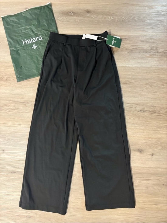 HALARA Pants - HALARA Work Pants Black High-Rise Wide Leg Trousers MSRP $50